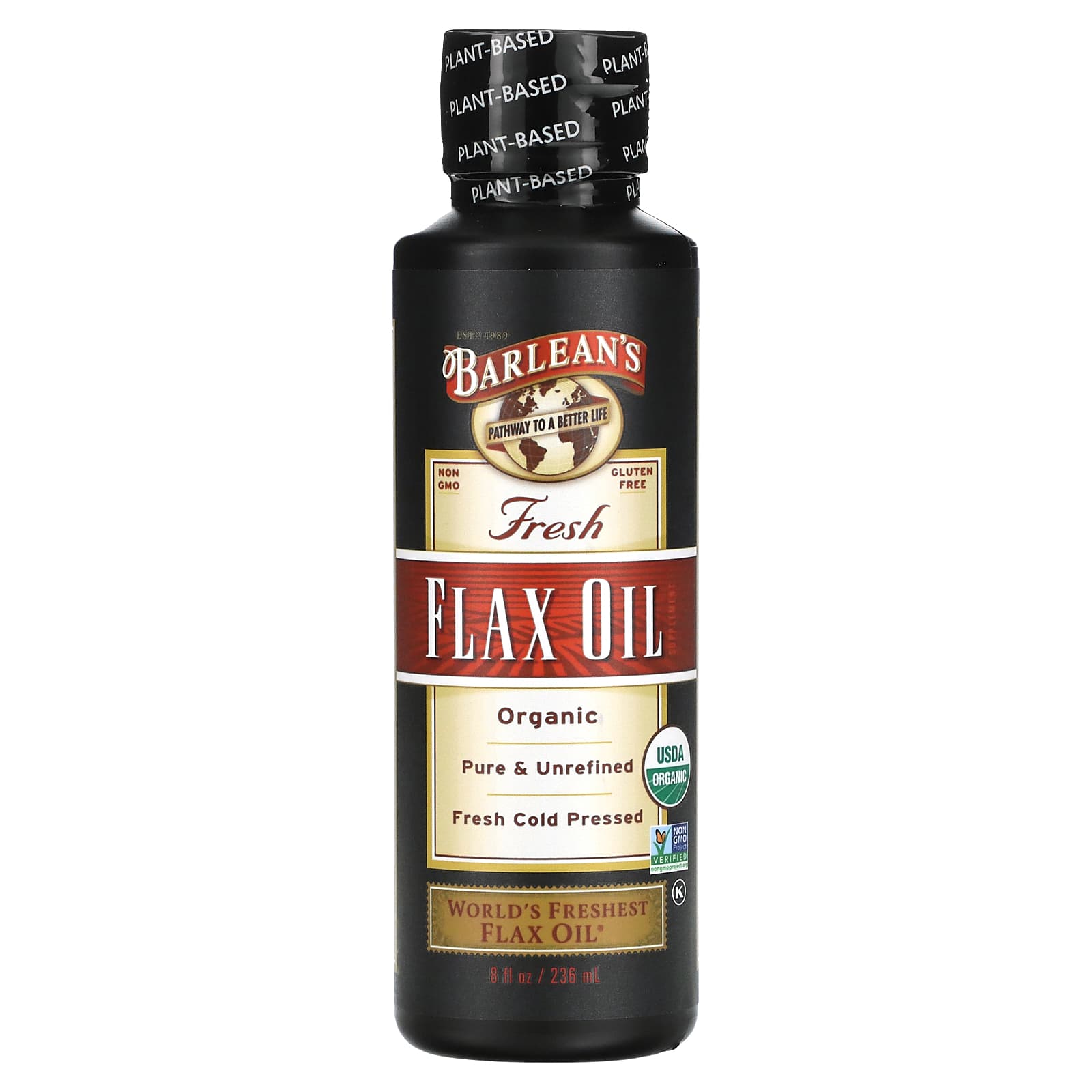 Barlean's, Flax Oil, 8 Oz UPC 705875000017 | HiLife Vitamins